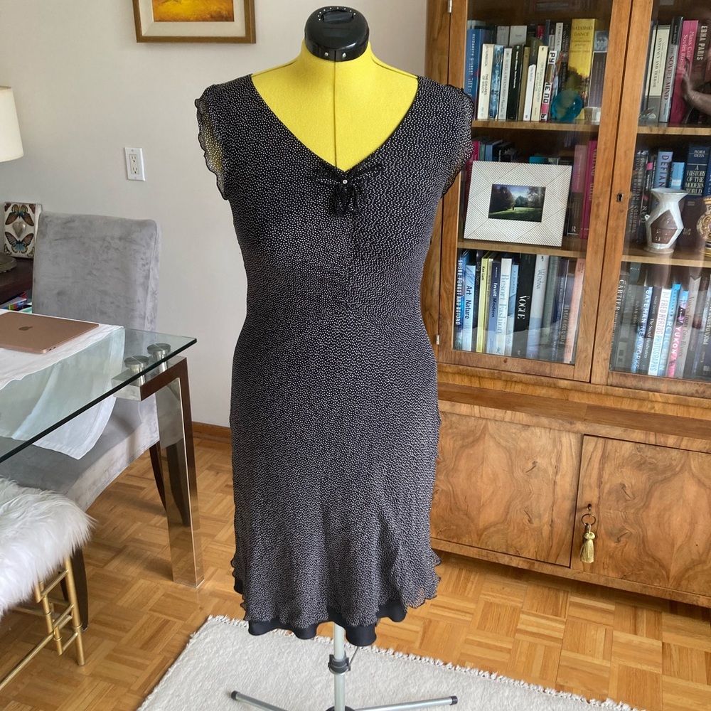 Paraphrase Silk Babydoll Dress